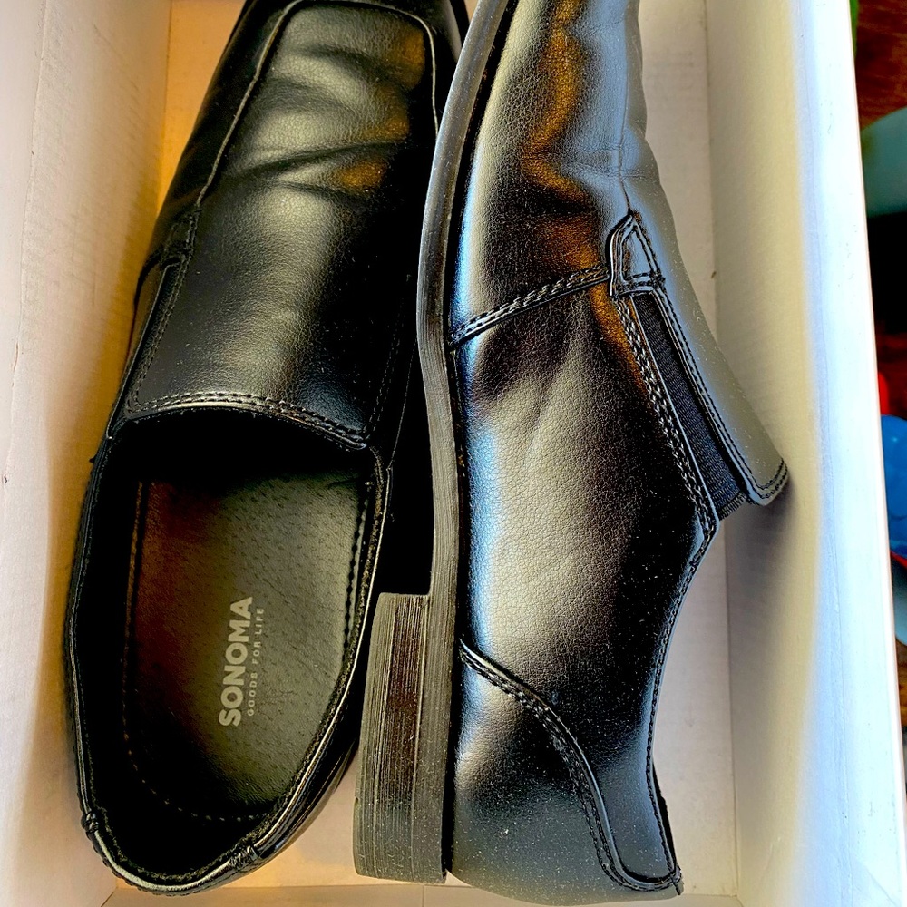 Sonoma Men’s Christopher Style Slip On Dress Shoes Size 6